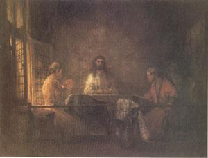Rembrandt Peale The Pilgrims at Emmaus (mk05) oil painting picture